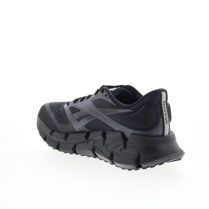 Reebok Floatzig 2 Mens Black Mesh Lace Up Athletic Running Shoes