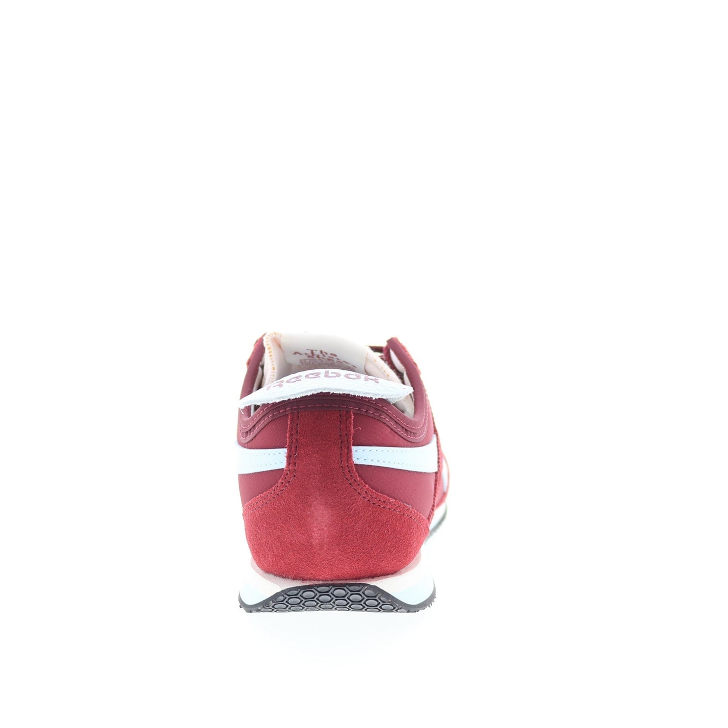 Reebok R400 Mens Burgundy Suede Lace Up Lifestyle Sneakers Shoes