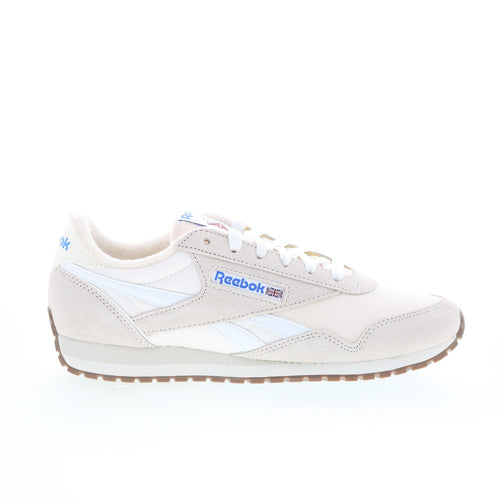 Reebok Classic AZ Mens White Suede Lace Up Lifestyle Sneakers Shoes