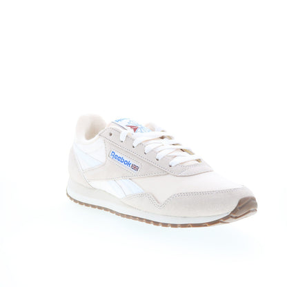 Reebok Classic AZ Mens White Suede Lace Up Lifestyle Sneakers Shoes