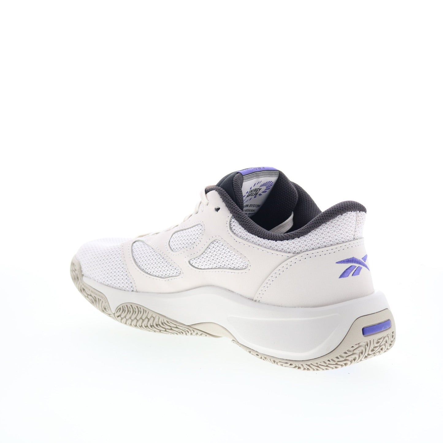 Reebok Engine LT Mens Gray Mesh Lace Up Lifestyle Sneakers Shoes