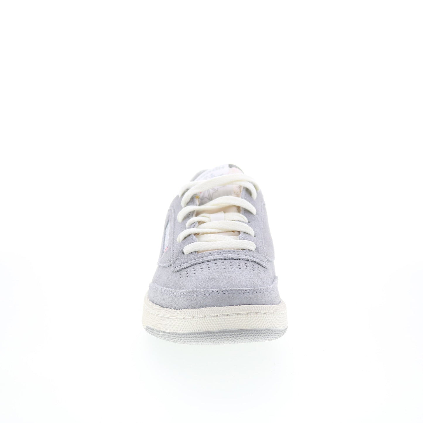 Reebok Club C 85 Vintage Mens Gray Leather Lace Up Lifestyle Sneakers Shoes