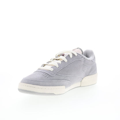 Reebok Club C 85 Vintage Mens Gray Leather Lace Up Lifestyle Sneakers Shoes