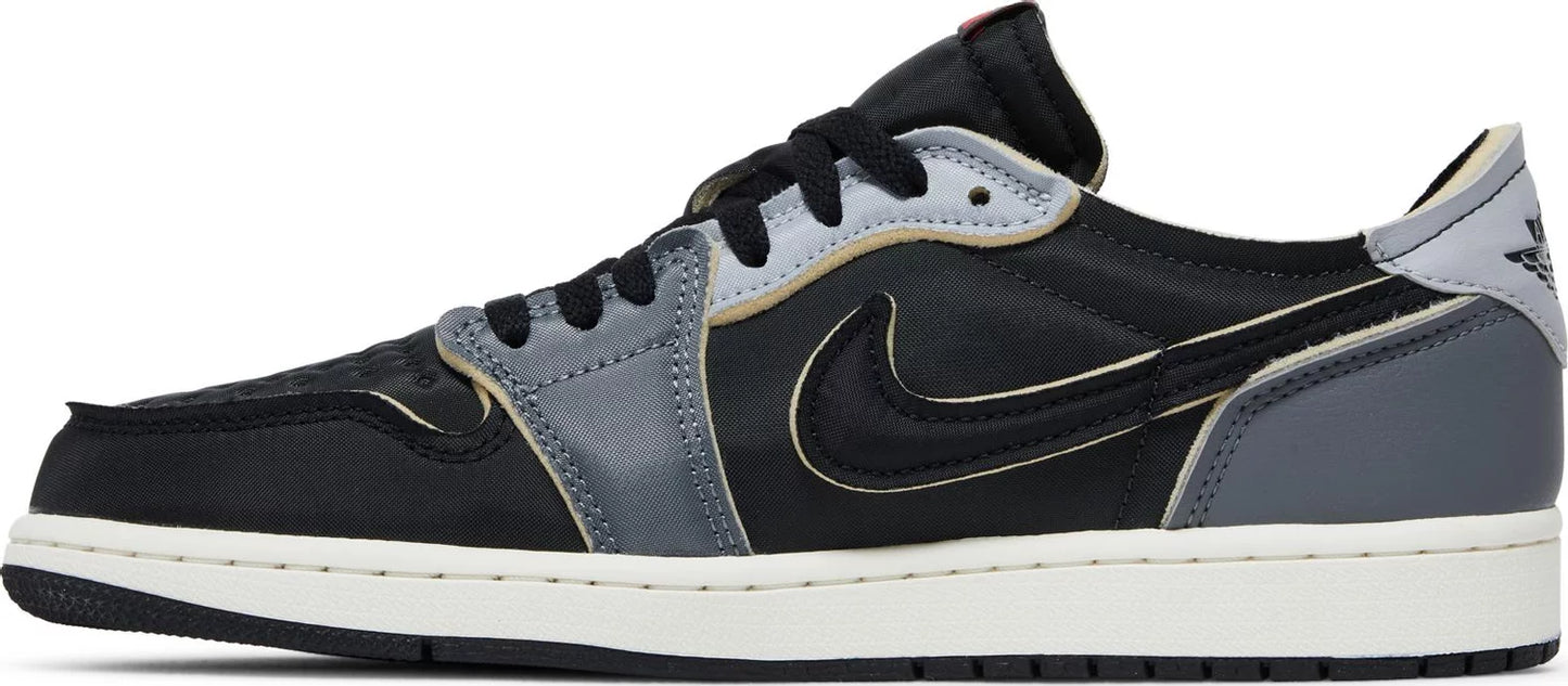 Nike Mens Air Jordan 1 Retro Low OG EX Sneakers - 'Dark Smoke Grey'