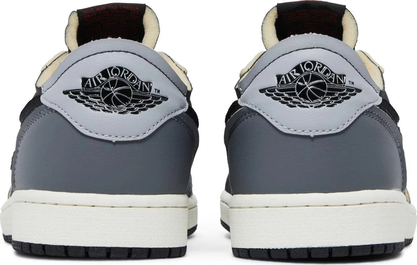Nike Mens Air Jordan 1 Retro Low OG EX Sneakers - 'Dark Smoke Grey'