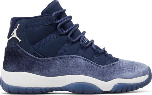 Nike Womens Air Jordan 11 Retro Sneakers - 'Midnight Navy Velvet'
