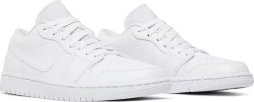 Nike Womens Air Jordan 1 Low Sneakers - 'Triple White' 2022