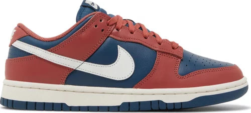 Nike Womens Dunk Low Sneakers - 'Canyon Rust Blue'