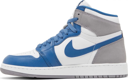 Nike Grade School Womens Air Jordan 1 Retro High OG Sneakers - 'True Blue'