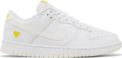 Nike Womens Dunk Low Sneakers - 'Valentine's Day - Yellow Heart'