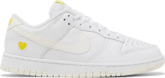 Nike Womens Dunk Low Sneakers - 'Valentine's Day - Yellow Heart'