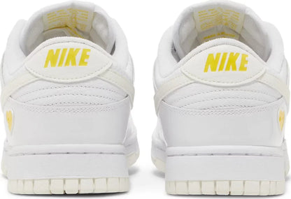 Nike Womens Dunk Low Sneakers - 'Valentine's Day - Yellow Heart'