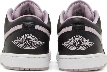 Nike Mens Air Jordan 1 Low SE Sneakers - 'Black Iced Lilac'