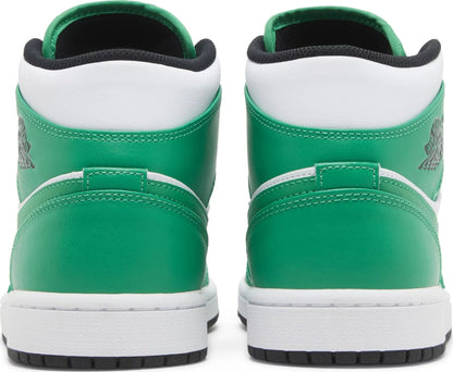 Nike Mens Air Jordan 1 Mid Sneakers - 'Lucky Green'