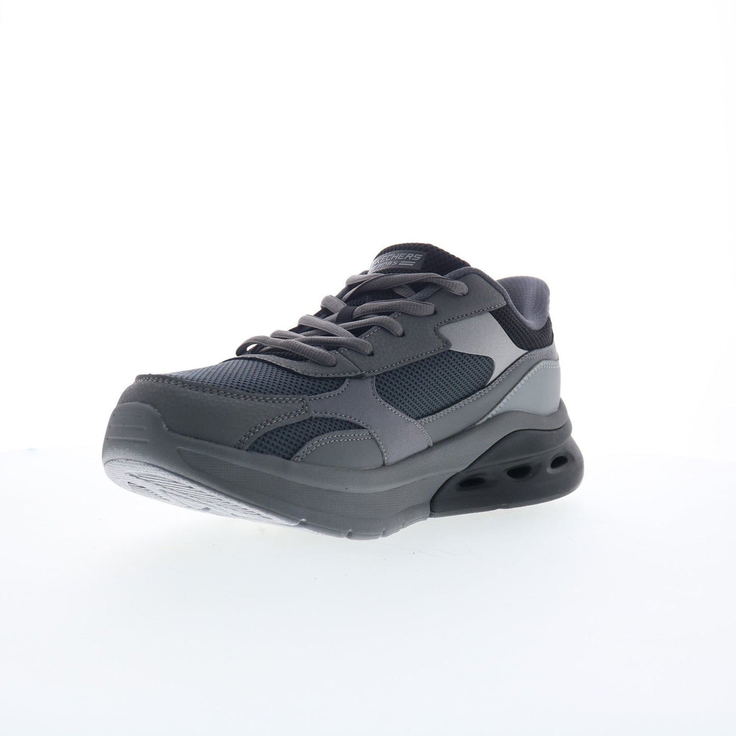 Skechers Bobs Arc Waves 2.0 118342-BKMT Mens Black Lifestyle Sneakers Shoes