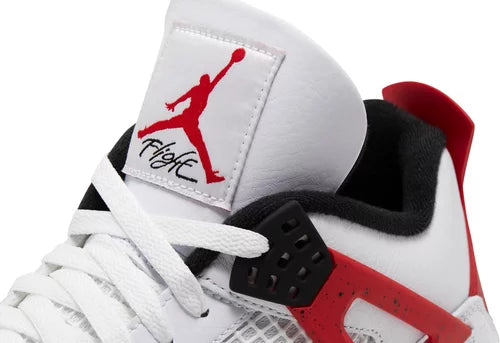 Nike Mens Air Jordan 4 Retro Sneakers - 'Red Cement'