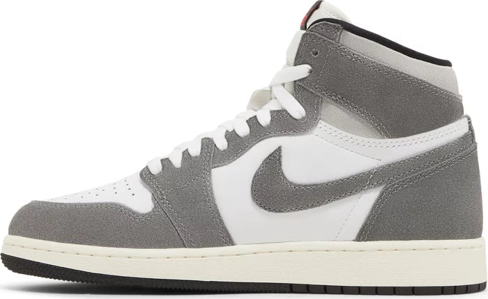 Nike Grade School Womens Air Jordan 1 Retro High OG Sneakers - 'Washed Black'