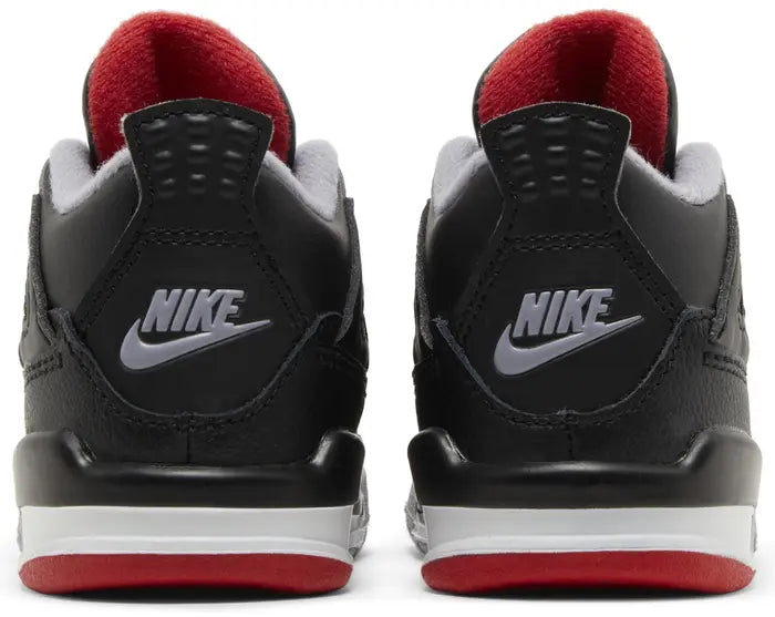 Nike Toddlers Air Jordan 4 Retro Sneakers - 'Bred Reimagined'