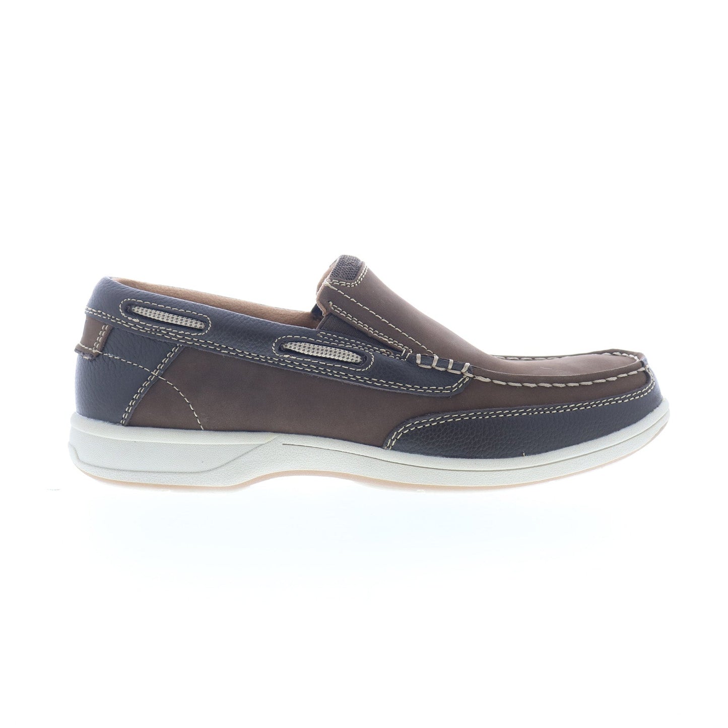 Florsheim Lakeside Slip 13158-200 Mens Brown Wide Loafers Casual Shoes