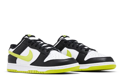 Nike Mens Dunk Low Sneakers - 'Black Bright Cactus'