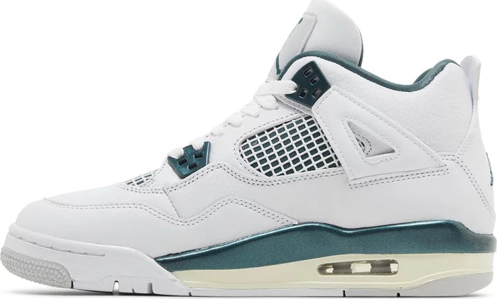 Nike Grade School Womens Air Jordan 4 Retro Sneakers - 'Oxidized Green'