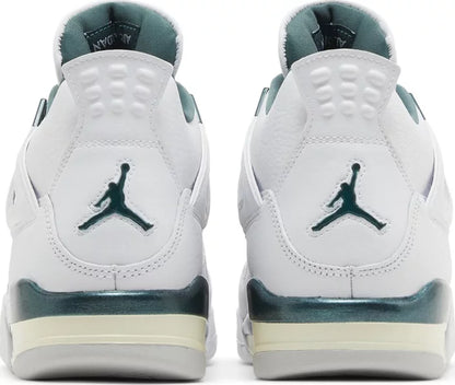 Nike Grade School Womens Air Jordan 4 Retro Sneakers - 'Oxidized Green'