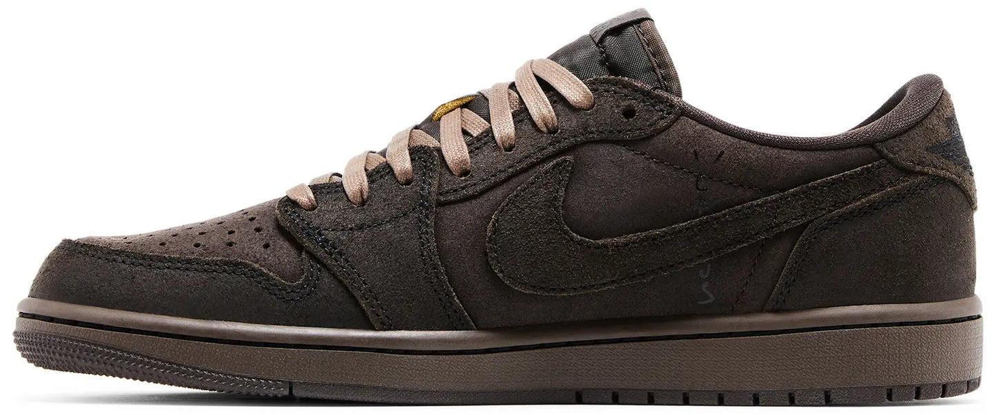 Nike Mens Jordan 1 Retro Low OG SP Travis Scott Velvet Brown