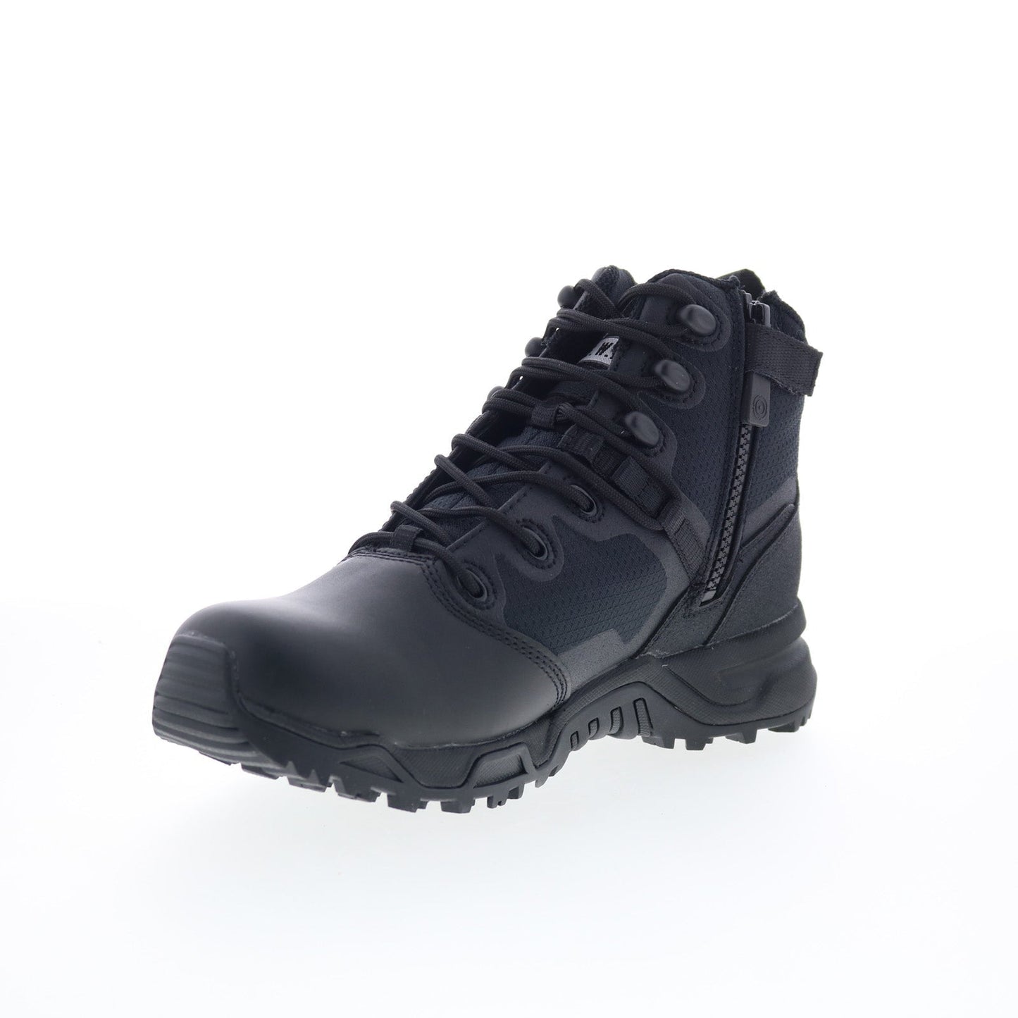 Original Swat Alpha Fury 6" Polishable Toe Side-Zip EN Mens Black Wide Boots