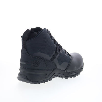 Original Swat Alpha Fury 6" Polishable Toe Side-Zip EN Mens Black Wide Boots