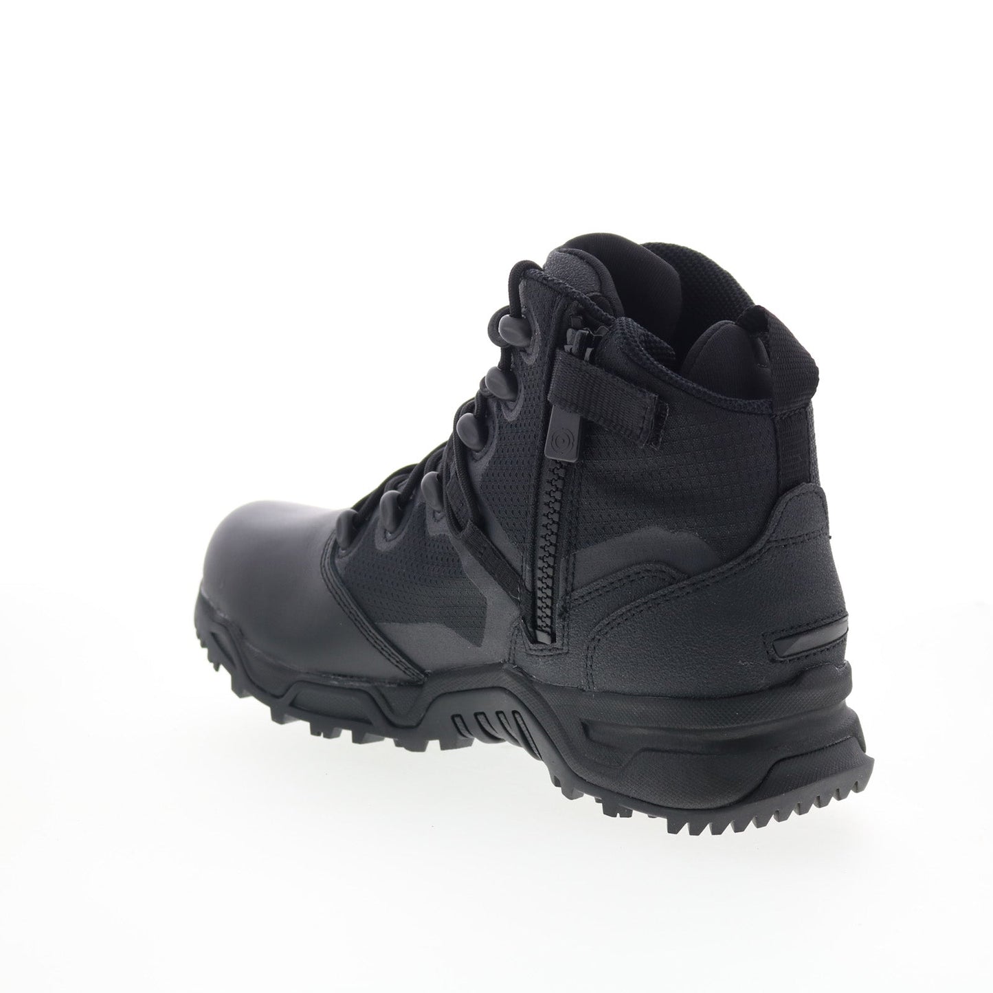 Original Swat Alpha Fury 6” Polishable Toe Side-Zip WP Mens Black Wide Boots