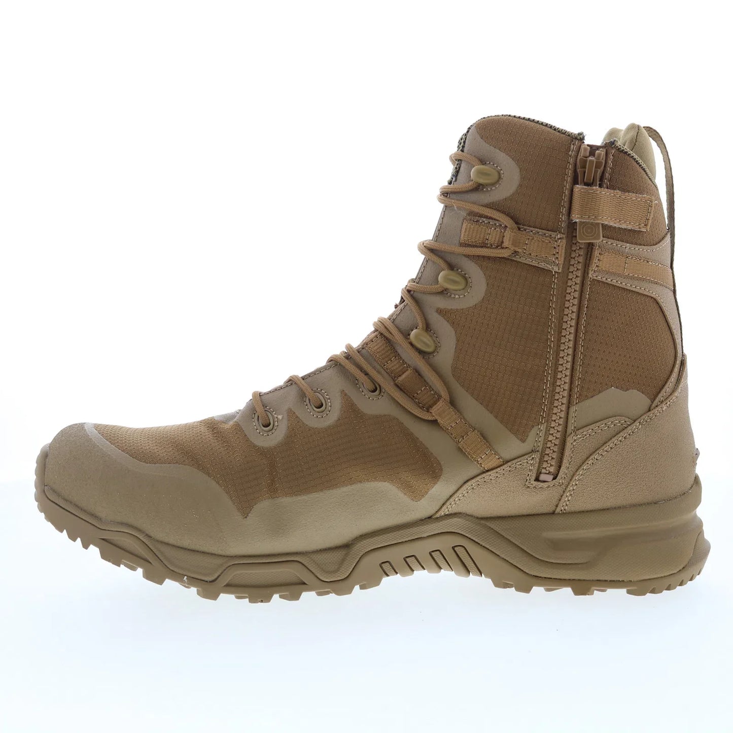 Original Swat Alpha Fury 8" Side-Zip 177503 Mens Brown Wide Tactical Boots