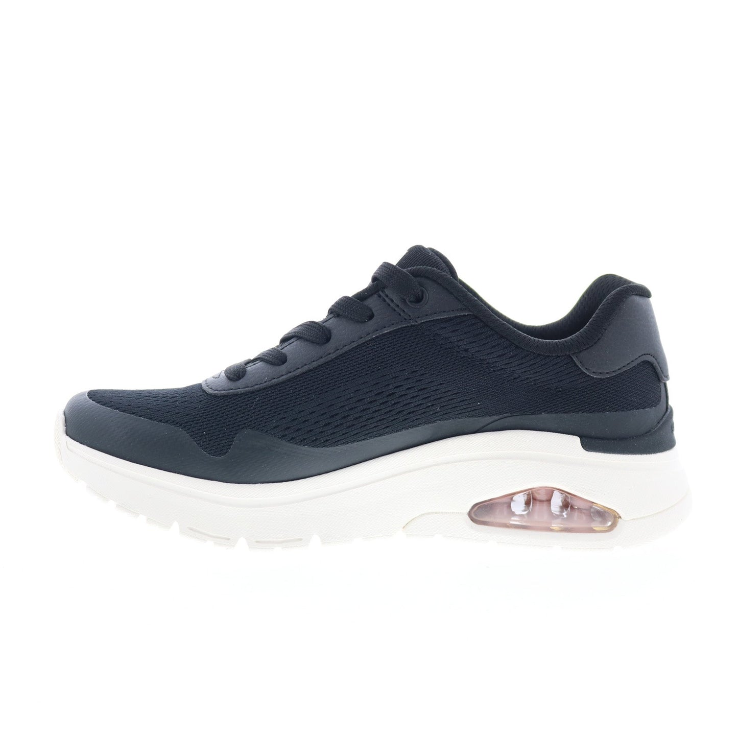 Skechers UNO Flex - Spring On Air Womens Black Lifestyle Sneakers Shoes