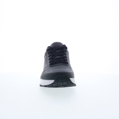 Skechers Uno - Tailored Air 183007-BKW Mens Black Lifestyle Sneakers Shoes