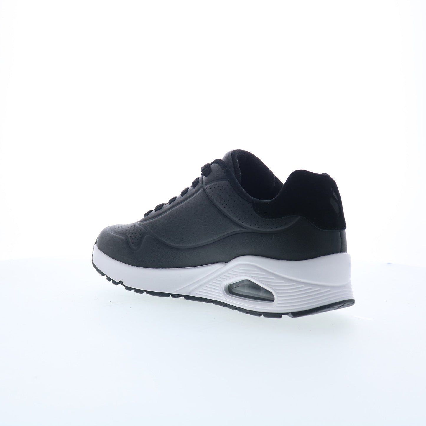 Skechers Uno - Tailored Air 183007-BKW Mens Black Lifestyle Sneakers Shoes