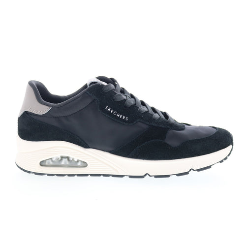 Skechers UNO - Vintage Dayz 183053-BLK Mens Black Lifestyle Sneakers Shoes