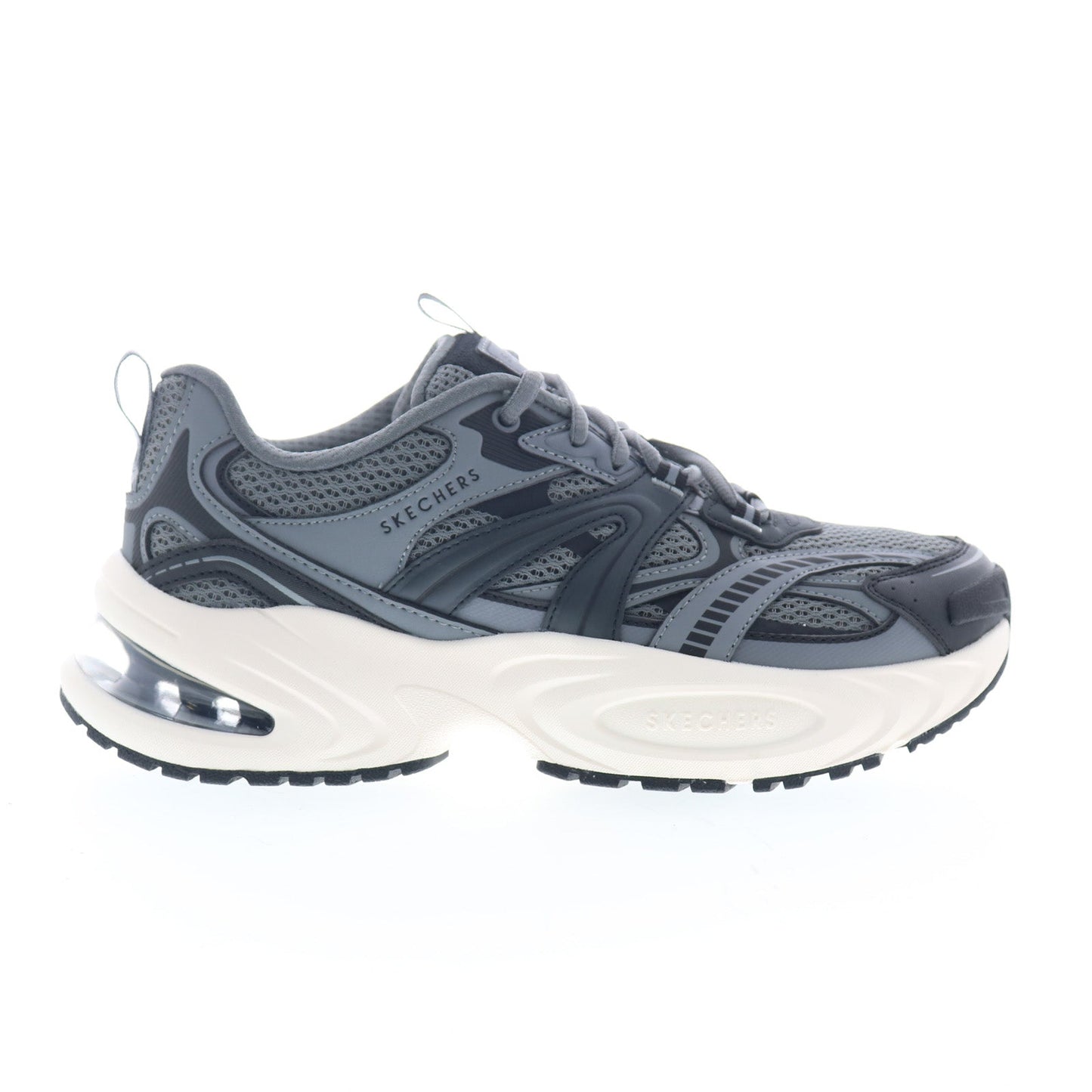 Skechers UNO Ryze - Scale Up 183199-BKGY Mens Gray Lifestyle Sneakers Shoes