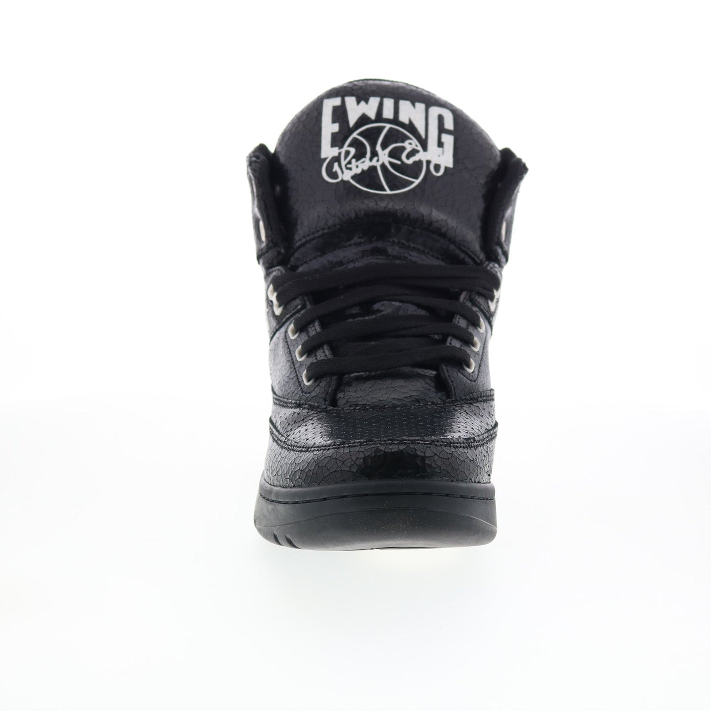 Ewing Athletics 33 HI Vintage Mens Black Leather Lifestyle Sneakers Shoes