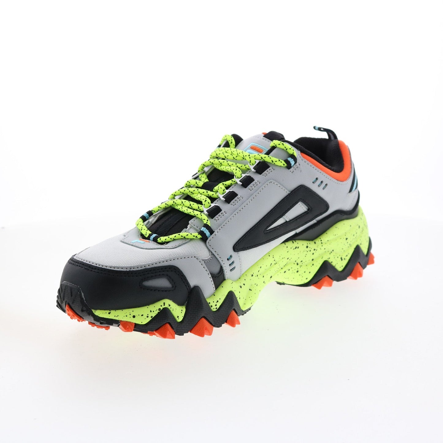 Fila Oakmont Trail 1JM01258-055 Mens Gray Leather Athletic Hiking Shoes