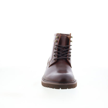 Johnston & Murphy Dudley Lug 20-1993 Mens Brown Leather Casual Dress Boots