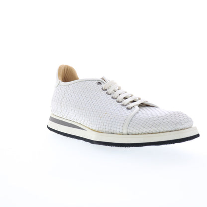 Mezlan Derby CalfSkin Leather Sport 20301 Mens White Lifestyle Sneakers Shoes