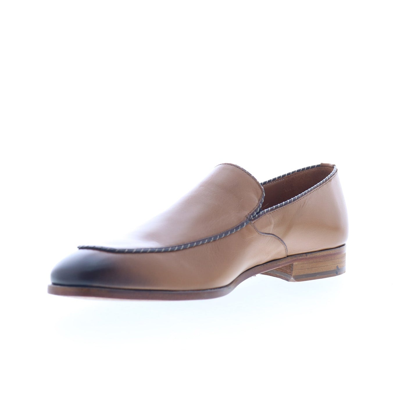Mezlan Brandt Calfskin Loafer 20576 Mens Brown Loafers & Slip Ons Casual Shoes