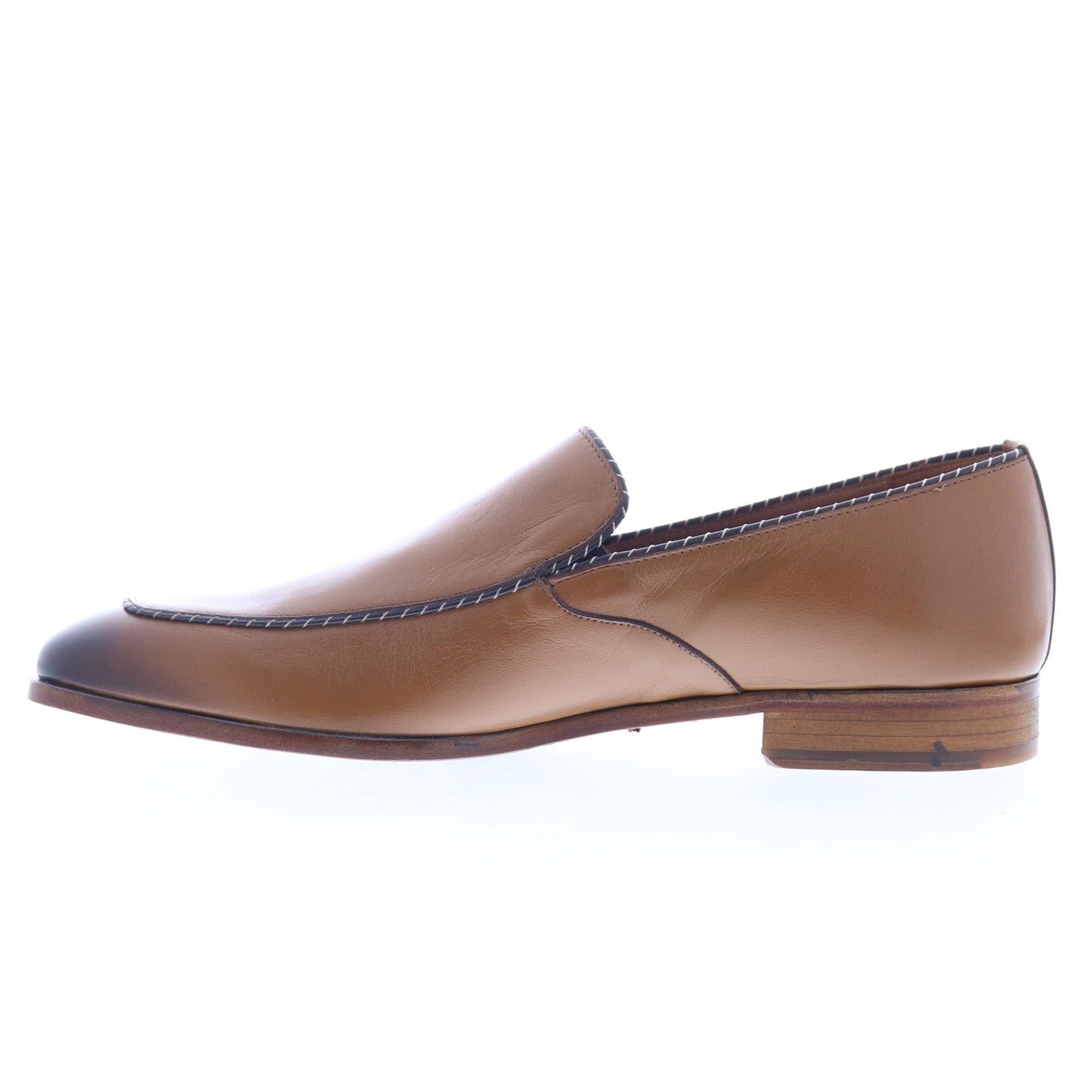 Mezlan Brandt Calfskin Loafer 20576 Mens Brown Loafers & Slip Ons Casual Shoes