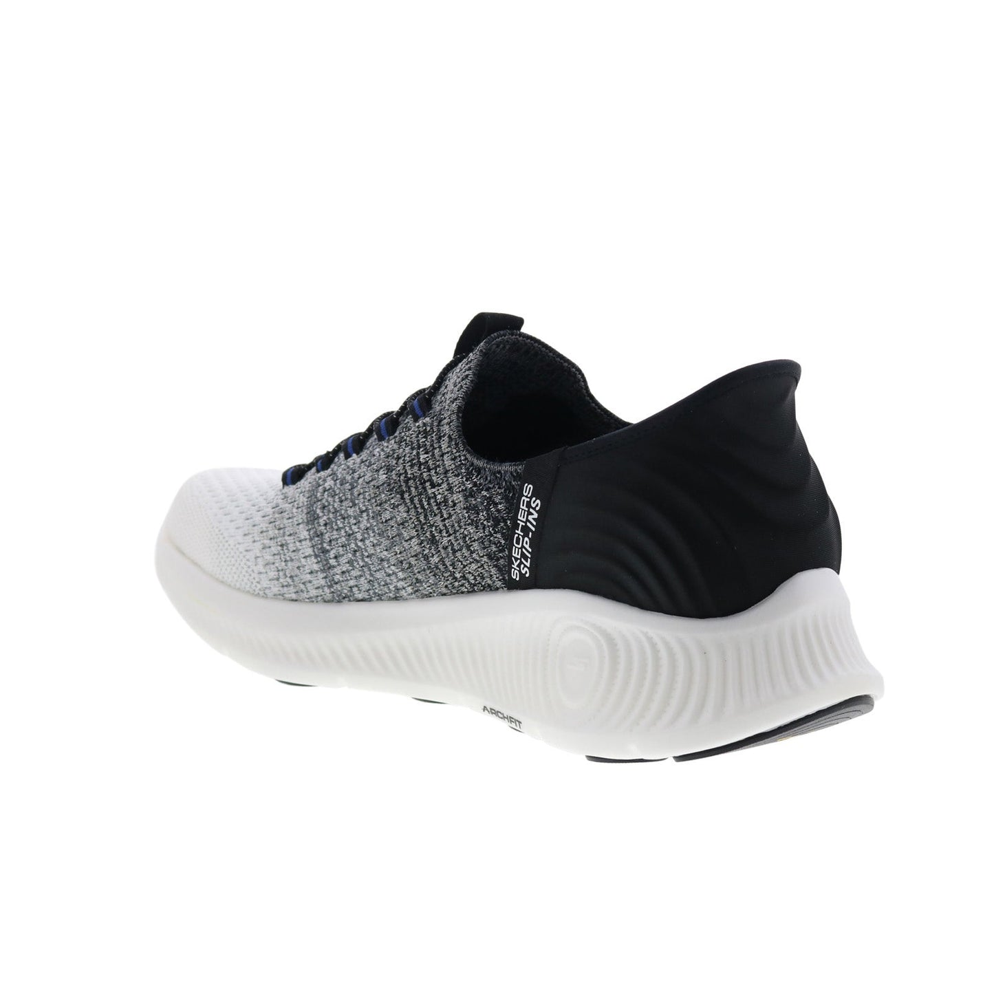 Skechers Go Walk Anywhere 216300-WBK Mens White Lifestyle Sneakers Shoes