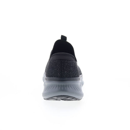 Skechers Slip-ins Edgeride Commissioner Mens Black Extra Wide Sneakers Shoes