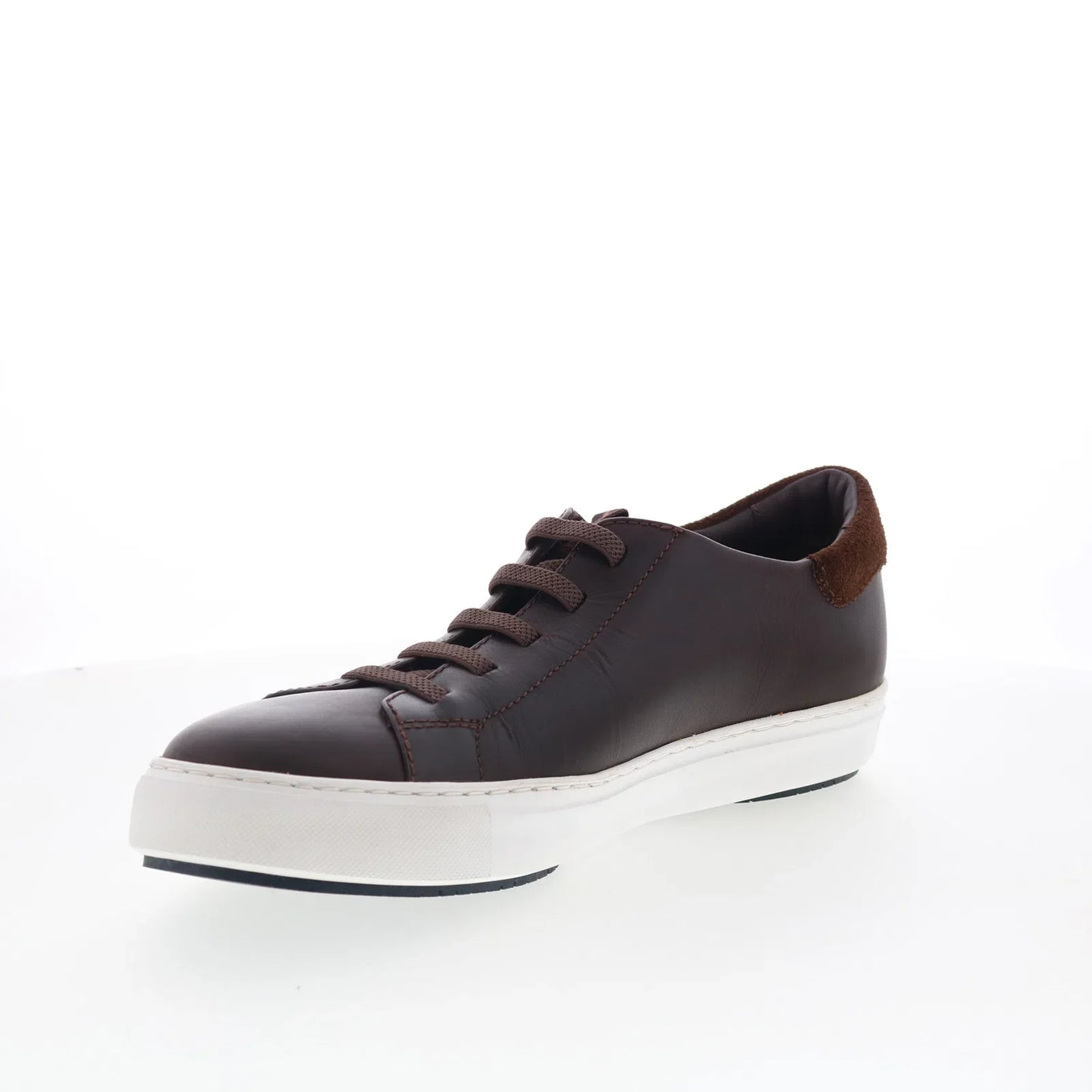 Johnston & Murphy 24-7366 Mens Brown Leather Lifestyle Sneakers Shoes