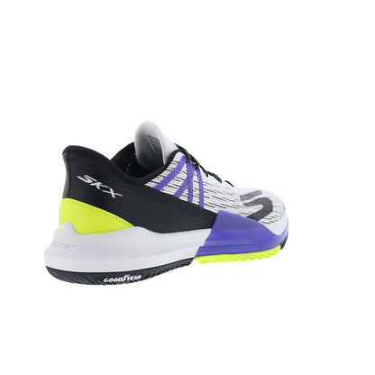 Skechers Slip-Ins Tennis Baseline Bully Mens White Athletic Pickleball Shoes