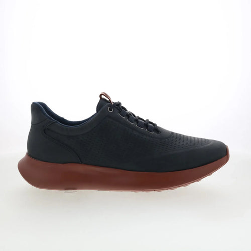 Johnston & Murphy 25-2227 Mens Black Leather Lifestyle Sneakers Shoes