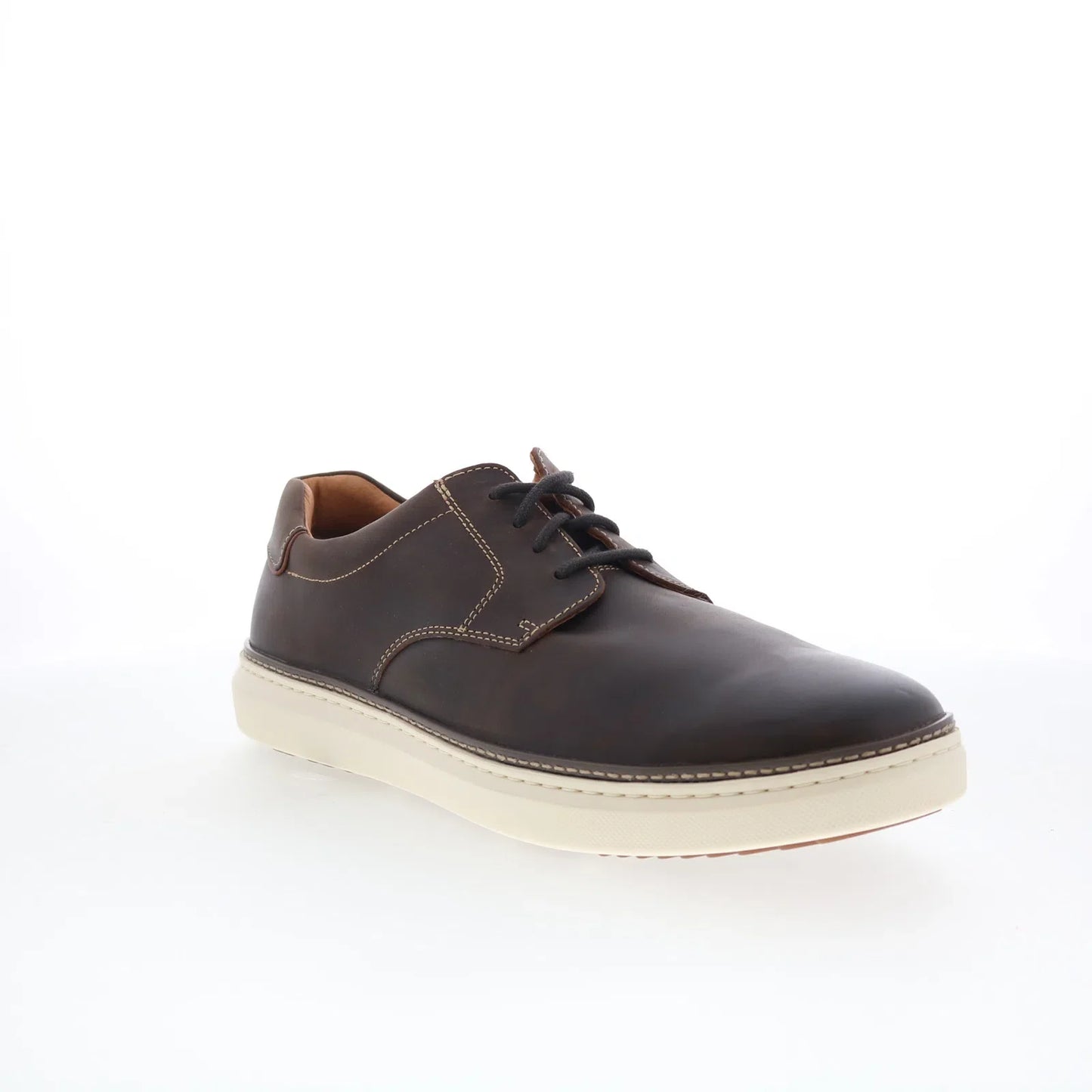 Johnston & Murphy 25-2980 Mens Brown Leather Lifestyle Sneakers Shoes