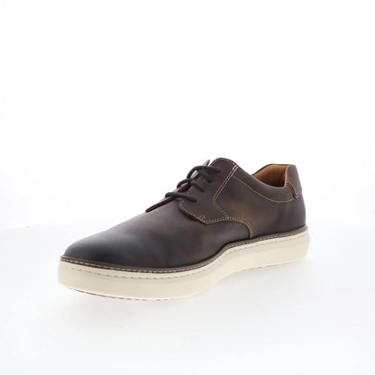Johnston & Murphy 25-2980 Mens Brown Leather Lifestyle Sneakers Shoes