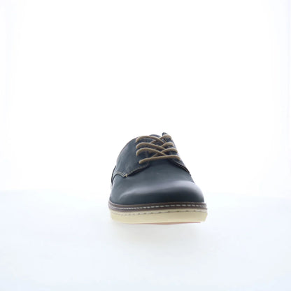 Johnston & Murphy 25-8359 Mens Blue Leather Lifestyle Sneakers Shoes